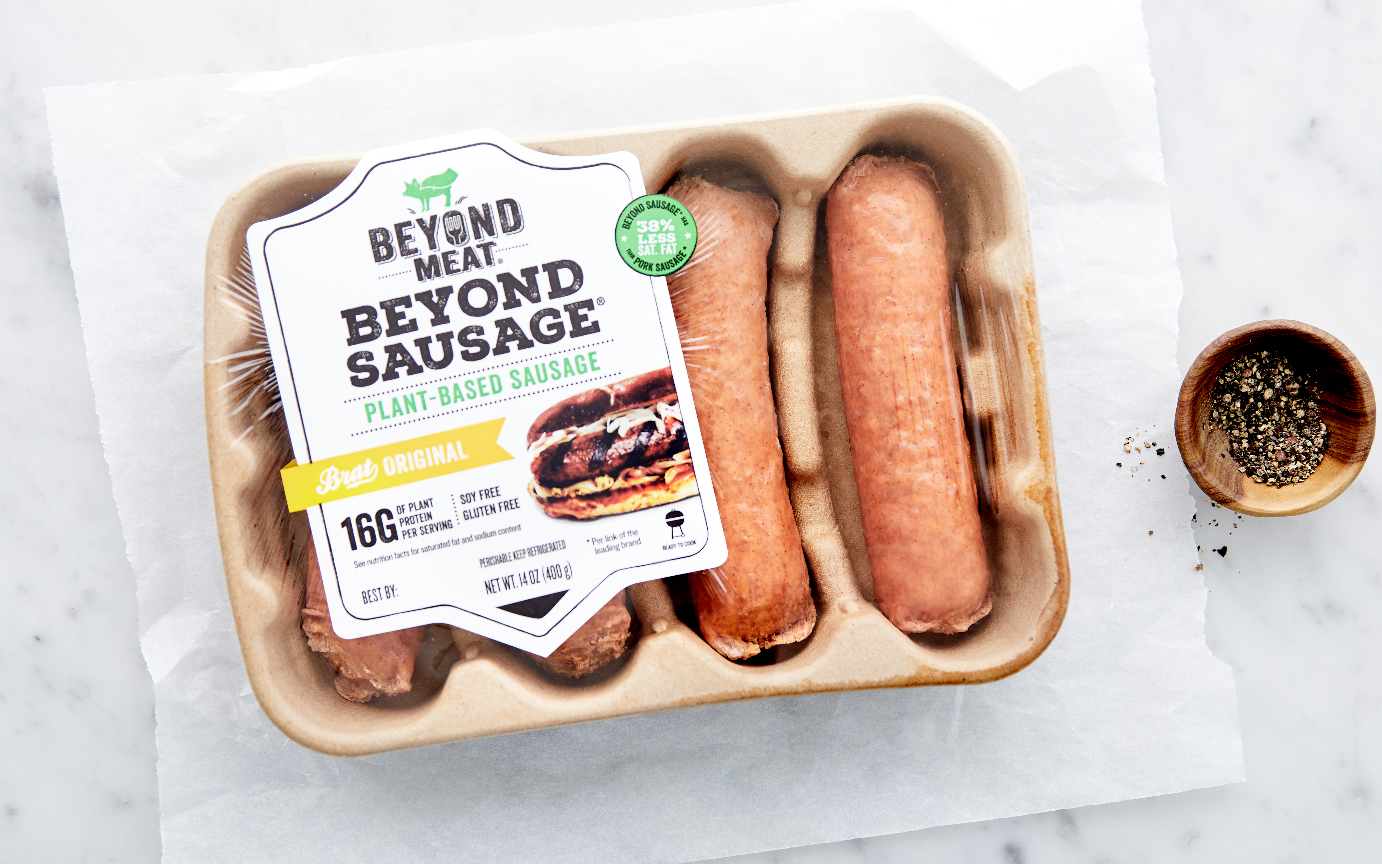 Beyond Meat PlantBased Bratwurst Sausage (Frozen) Beyond Meat SF